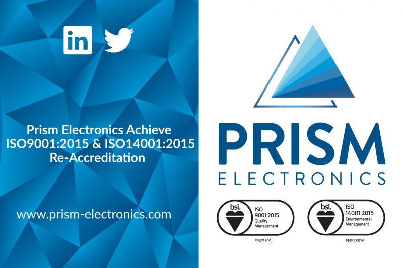 Prism Electronics ISO9001:2015